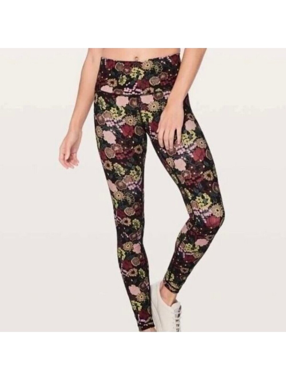 Lululemon Floral Print Leggings Size 6